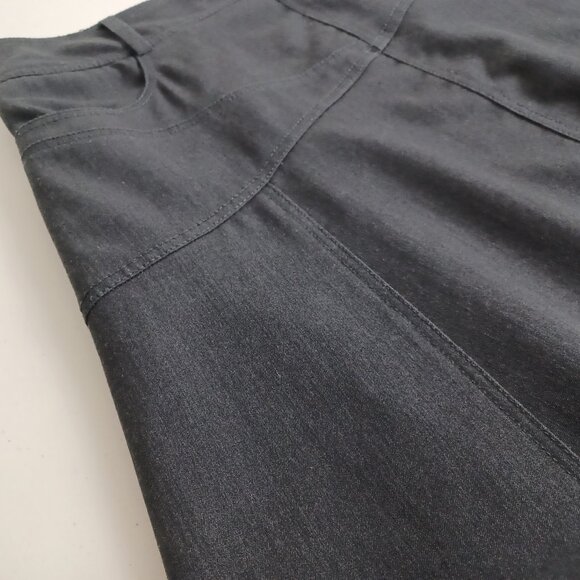 Conrad C Portion Petite A-line Flare Midi Skirt - Picture 6 of 16